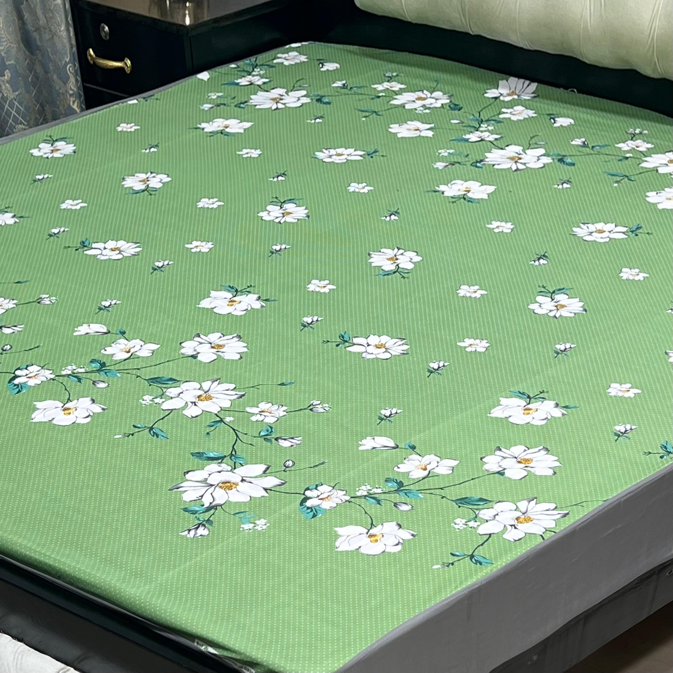 Printed WaterProof Mattress Cover ( Double Bed king Size)