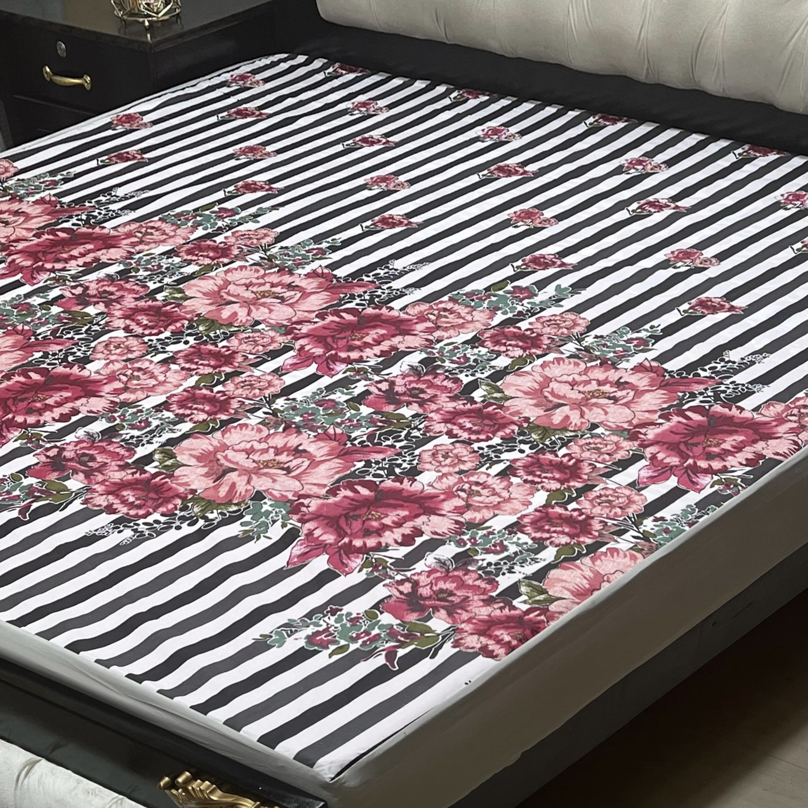 Printed WaterProof Mattress Cover ( Double Bed king Size)