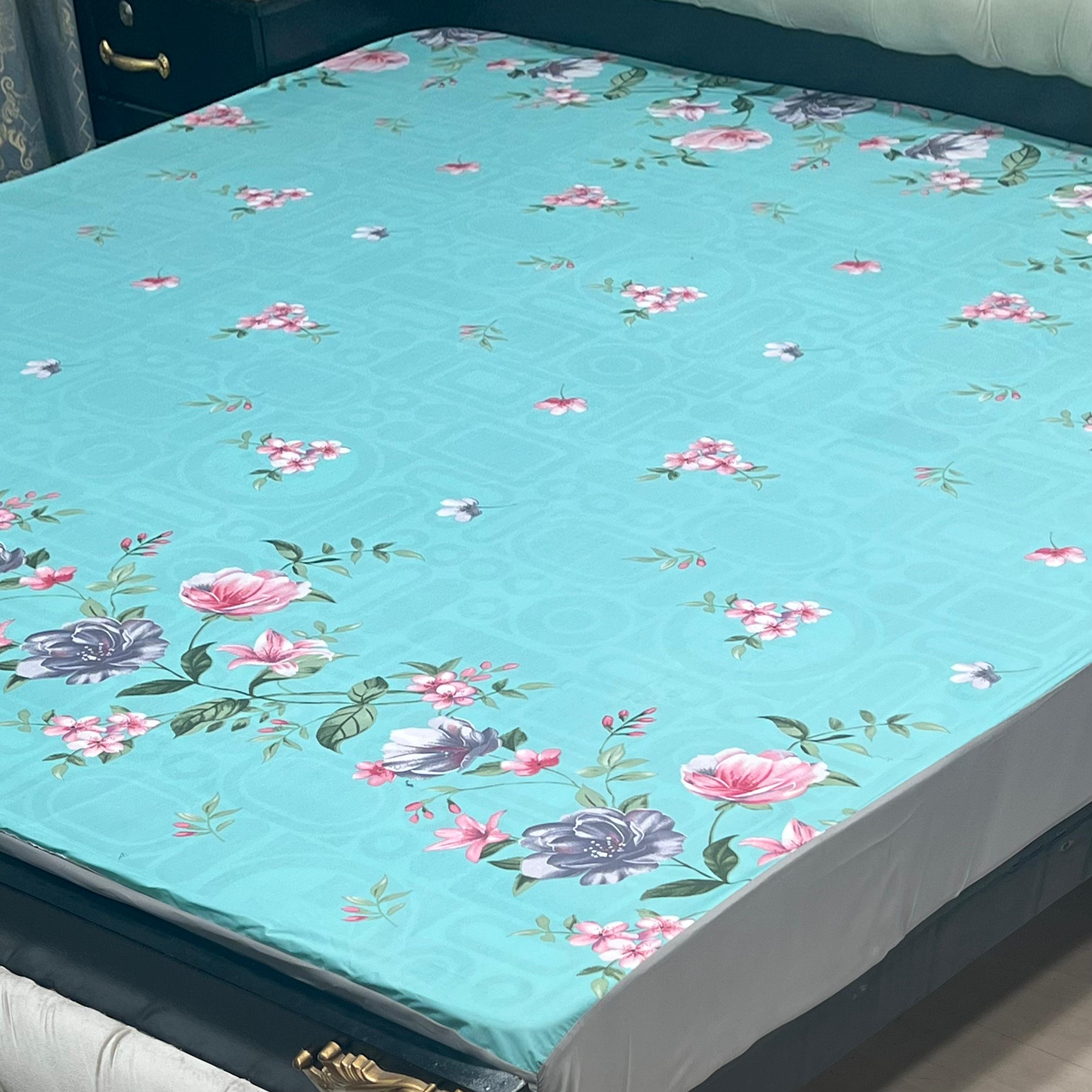 Printed WaterProof Mattress Cover ( Double Bed king Size)